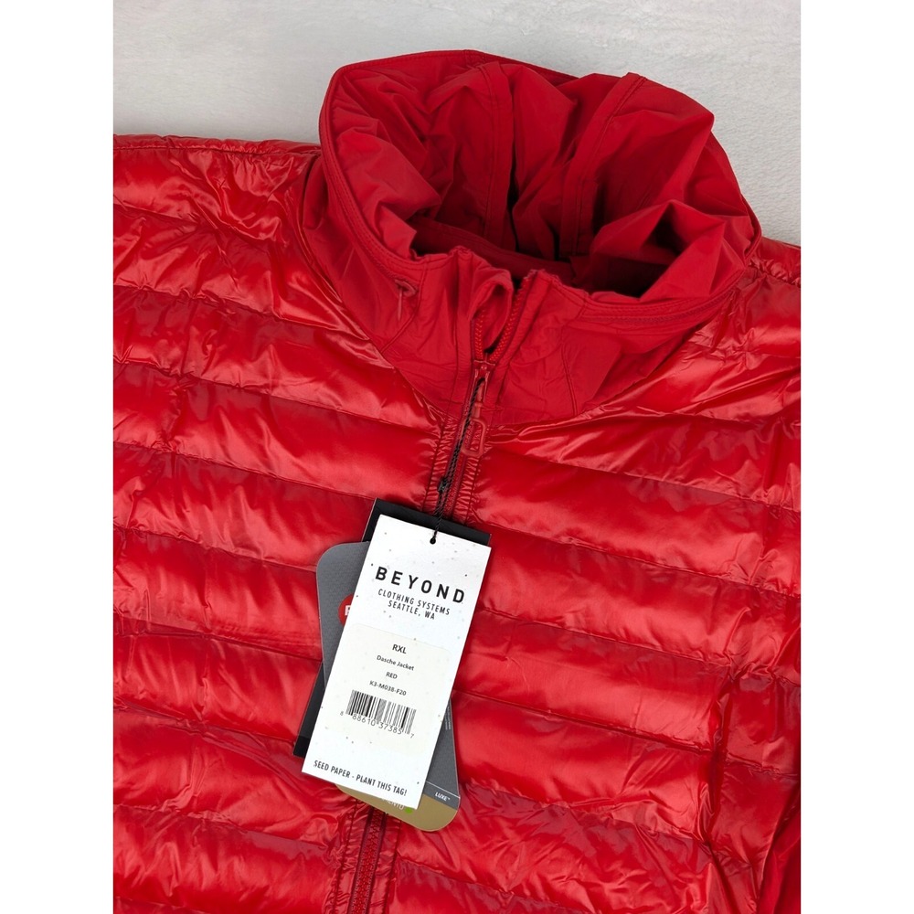 Beyond Clothing Systems Dasche L3 Jacket Mens XL Red Reg Light Packable NWT